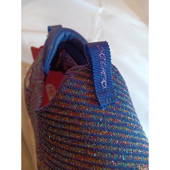 SKECHERS KID Sz 1.5 'Sport-UltraFlex Glitz Blitz' BIG GIRL'S Shimmery Sneaker. - Picture 9 of 11